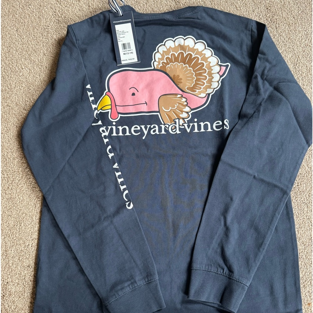 NWT Vineyard Vines Boys M (12-14) long sleeve shirt